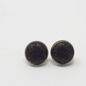 New Handmade | Shimmery Button Stud Earrings